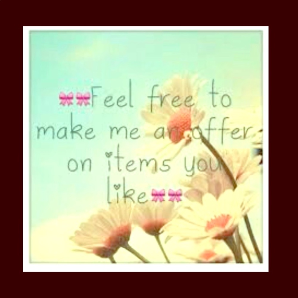 I accept reasonable offers! :)